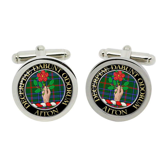 Aiton Scottish Clan Crest Cufflinks