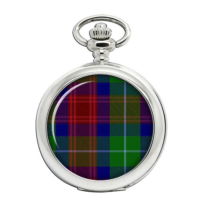Akins Scottish Tartan Pocket Watch