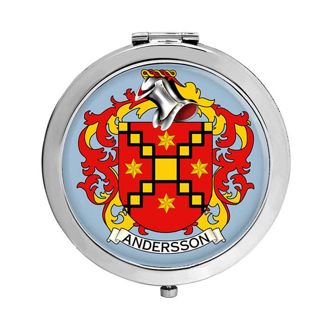 Andersson (Sweden) Coat of Arms Compact Mirror