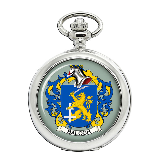 Balogh (Hungary) Coat of Arms Pocket Watch