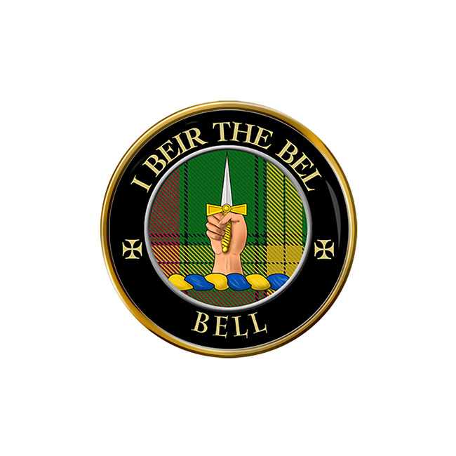 Bell of Kirkconnel Scottish Clan Crest Pin Badge