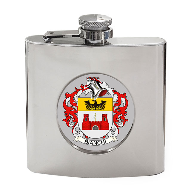 Bianchi (Italy) Coat of Arms Hip Flask