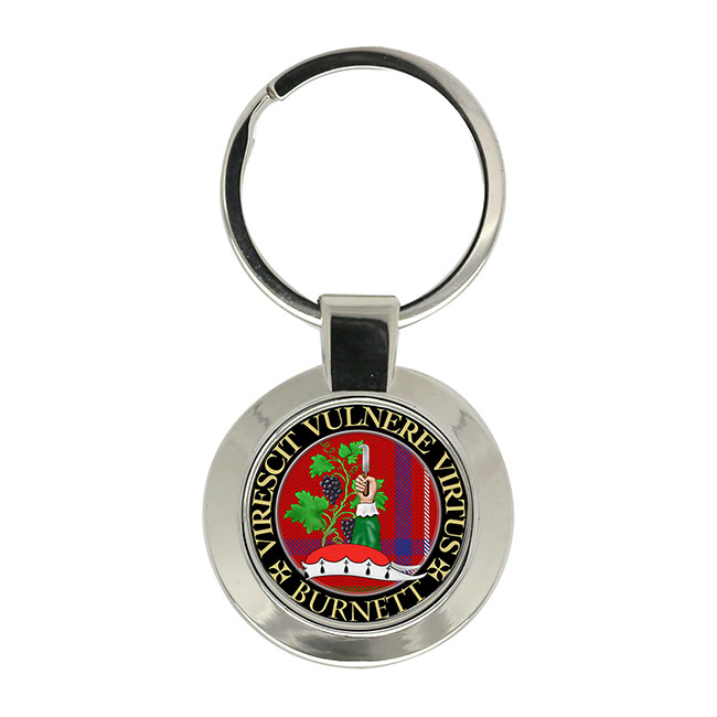 Burnett Scottish Clan Crest Key Ring