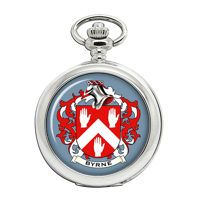 Byrne (Ireland) Coat of Arms Pocket Watch