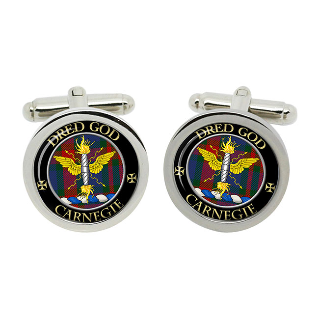 Carnegie Scottish Clan Crest Cufflinks