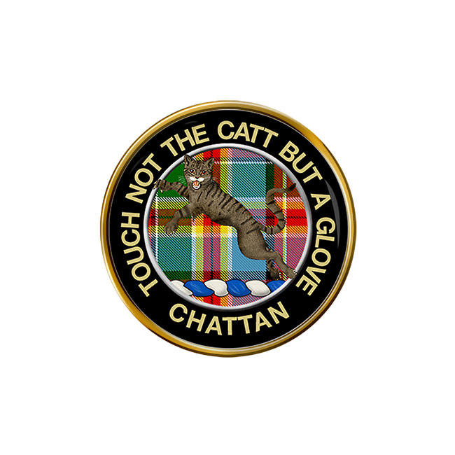 Chattan Scottish Clan Crest Pin Badge