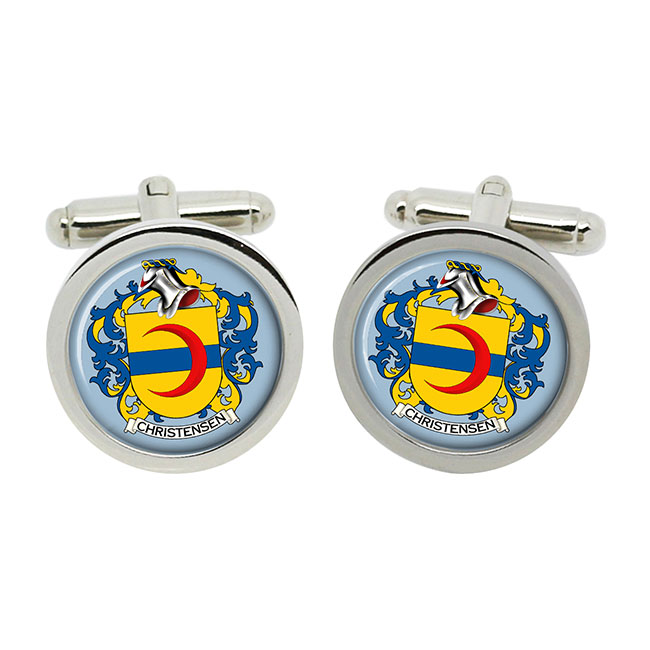 Christensen (Denmark) Coat of Arms Cufflinks