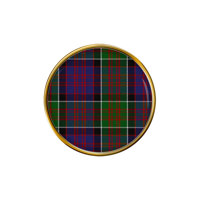 MacDonald of Clanranald Scottish Tartan Pin Badge