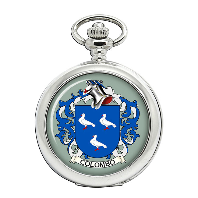 Colombo (Italy) Coat of Arms Pocket Watch