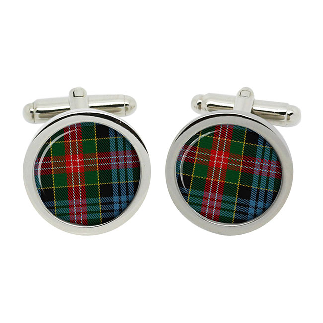 Comyn Scottish Tartan Cufflinks in Box