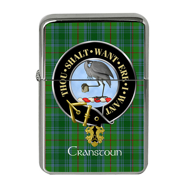 Cranstoun Scottish Clan Crest Flip Top Lighter
