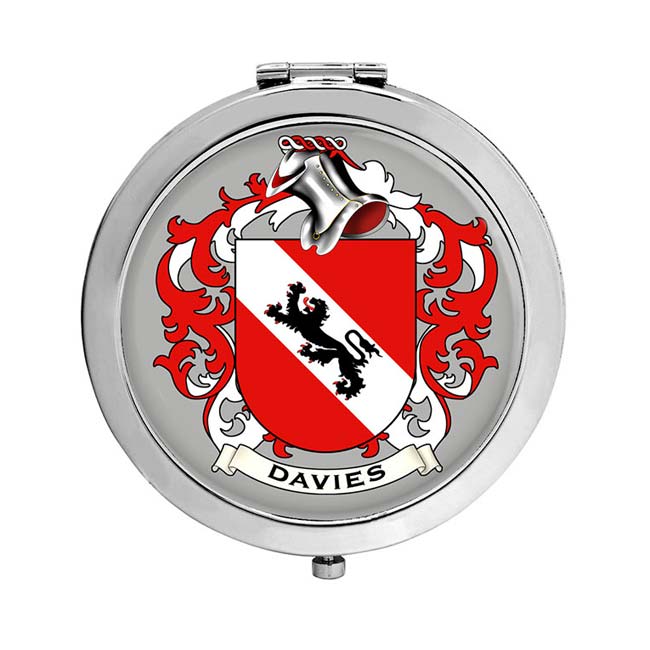 Davies (Wales) Coat of Arms Compact Mirror