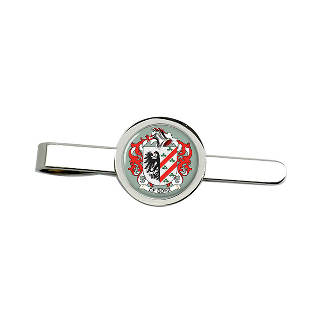 de Boer (Netherlands) Coat of Arms Tie Clip