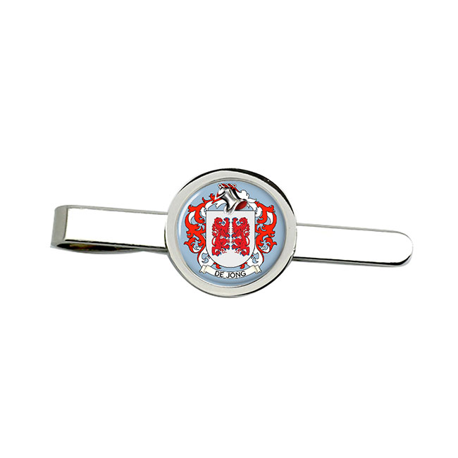 de Jong (Netherlands) Coat of Arms Tie Clip