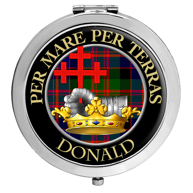 Donald of MacDonald Scottish Clan Crest Compact Mirror
