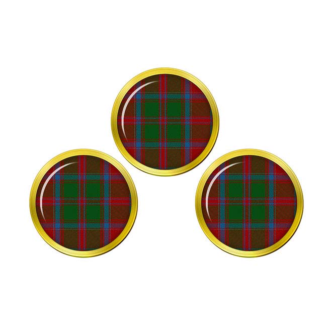 Drummond Scottish Tartan Golf Ball Markers Family Crests