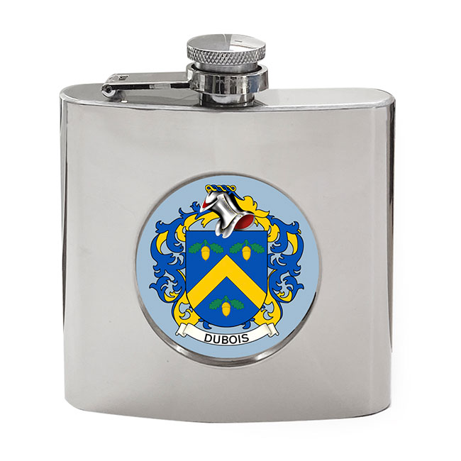 Dubois (France) Coat of Arms Hip Flask