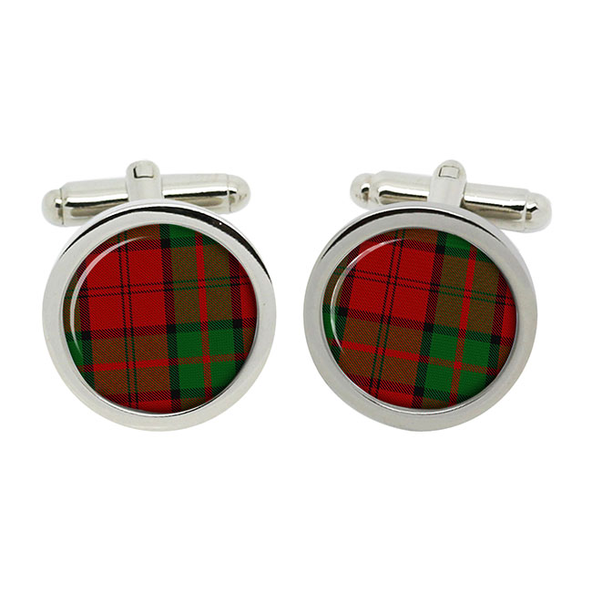 Dunbar Scottish Tartan Cufflinks in Box