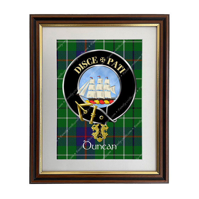 Duncan Scottish Clan Crest Framed Print