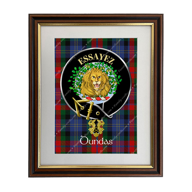 Dundas Scottish Clan Crest Framed Print