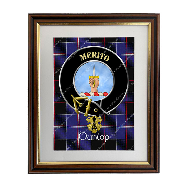 Dunlop Scottish Clan Crest Framed Print