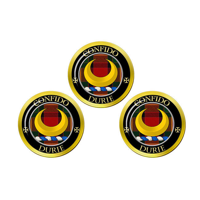 Durie Scottish Clan Crest Golf Ball Markers