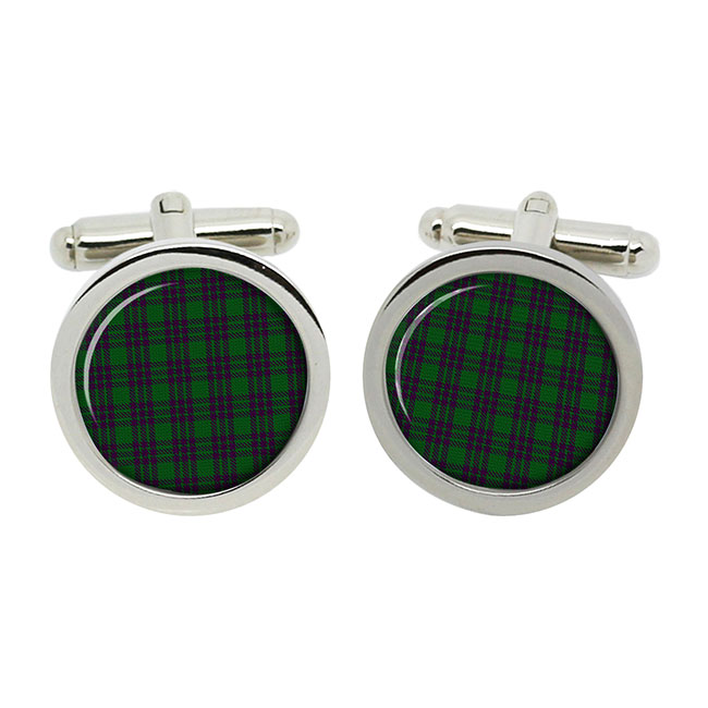 Elphinstone Scottish Tartan Cufflinks in Box