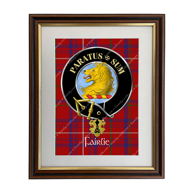Fairlie Scottish Clan Crest Framed Print