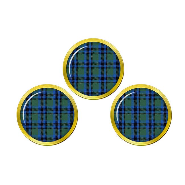 Falconer Scottish Tartan Golf Ball Markers