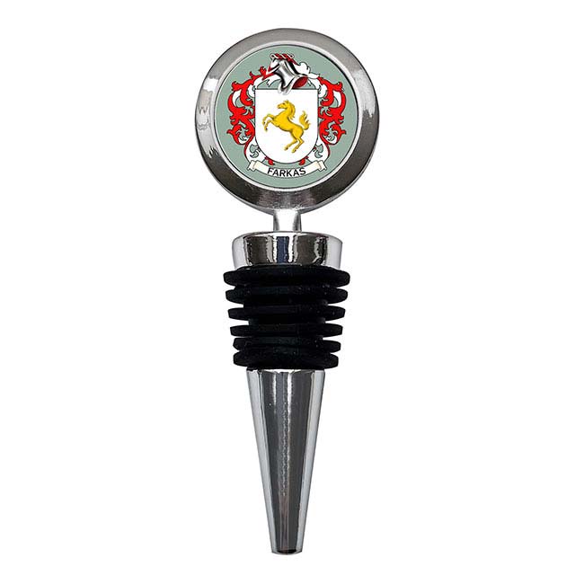 Farkas (Hungary) Coat of Arms Bottle Stopper