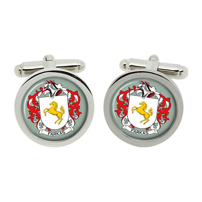 Farkas (Hungary) Coat of Arms Cufflinks