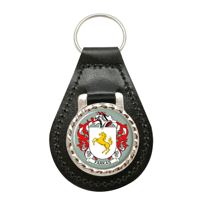 Farkas (Hungary) Coat of Arms Key Fob