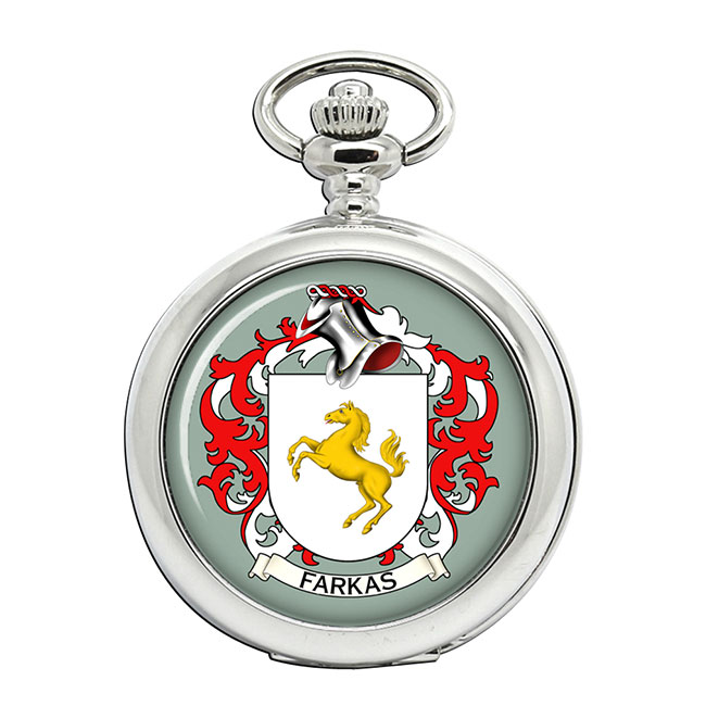 Farkas (Hungary) Coat of Arms Pocket Watch