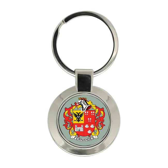 Fernandes (Portugal) Coat of Arms Key Ring