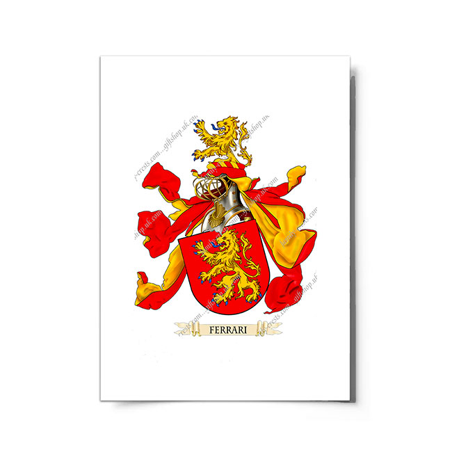 Ferrari (Italy) Coat of Arms Print