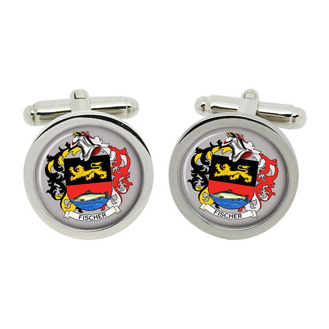 Fischer (Germany) Coat of Arms Cufflinks