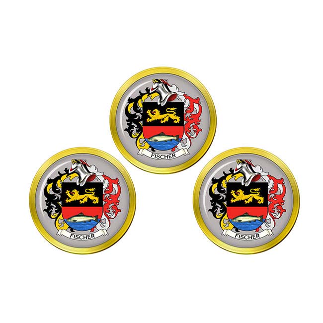 Fischer (Germany) Coat of Arms Golf Ball Markers