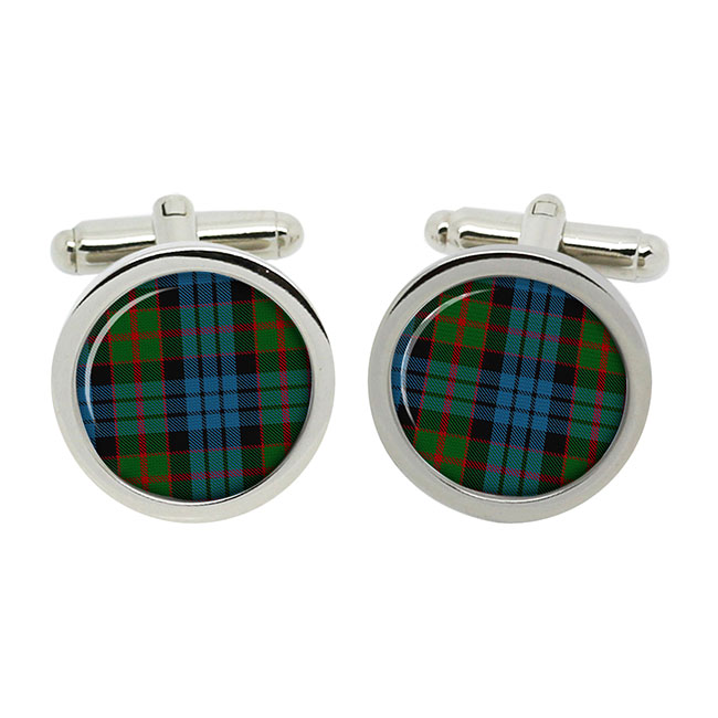 Fletcher of Dunans Scottish Tartan Cufflinks in Box