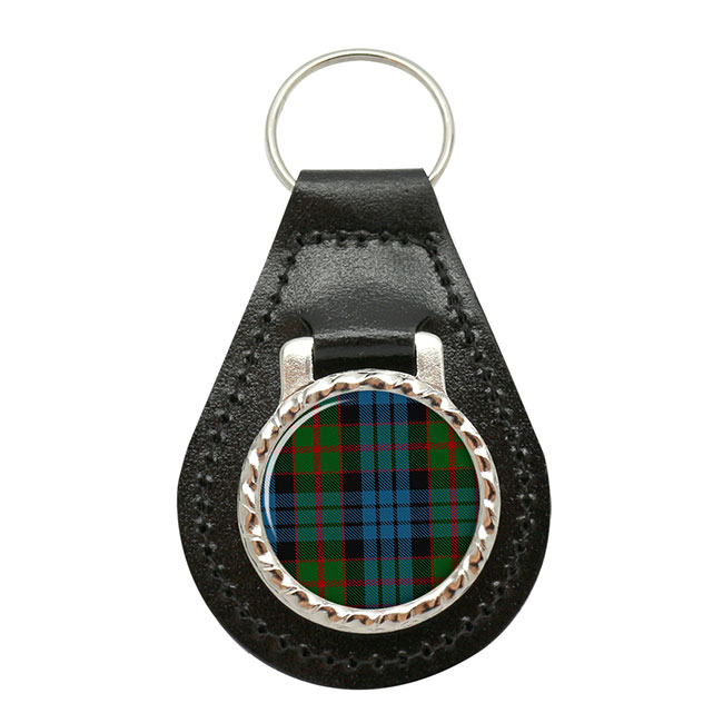 Fletcher of Dunans Scottish Tartan Leather Key Fob