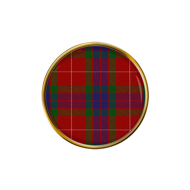 Fraser Scottish Tartan Pin Badge