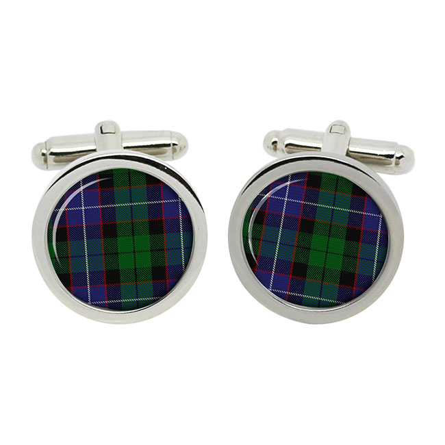 Galbraith Scottish Tartan Cufflinks in Box