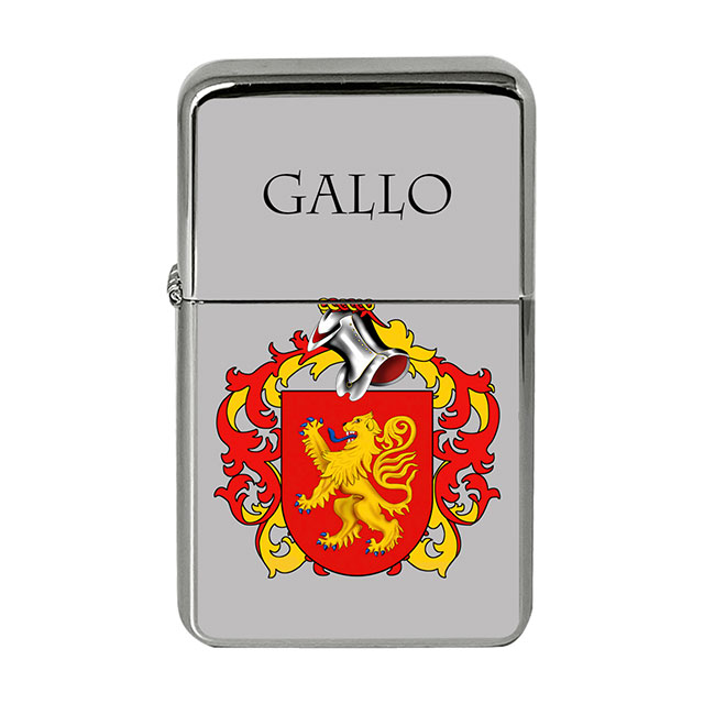 Gallo (Italy) Coat of Arms Flip Top Lighter