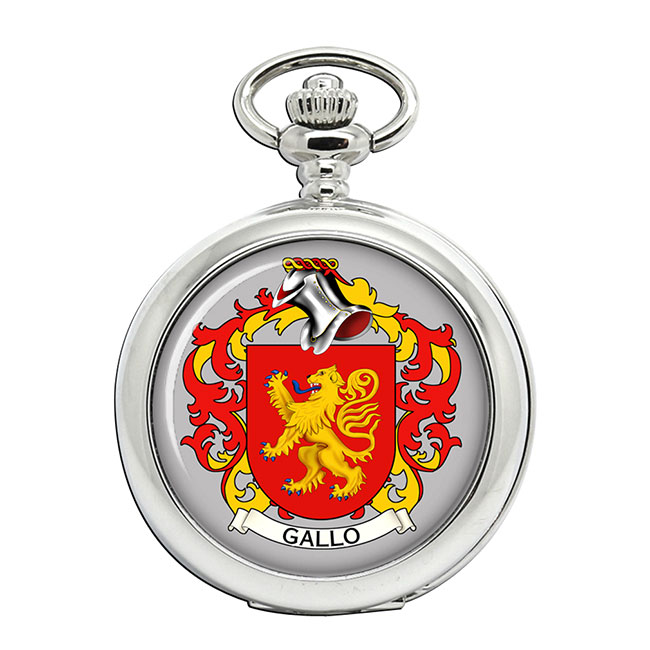 Gallo (Italy) Coat of Arms Pocket Watch