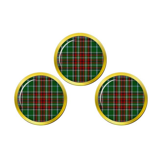 Gayre Scottish Tartan Golf Ball Markers