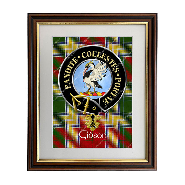 Gibson Scottish Clan Crest Framed Print