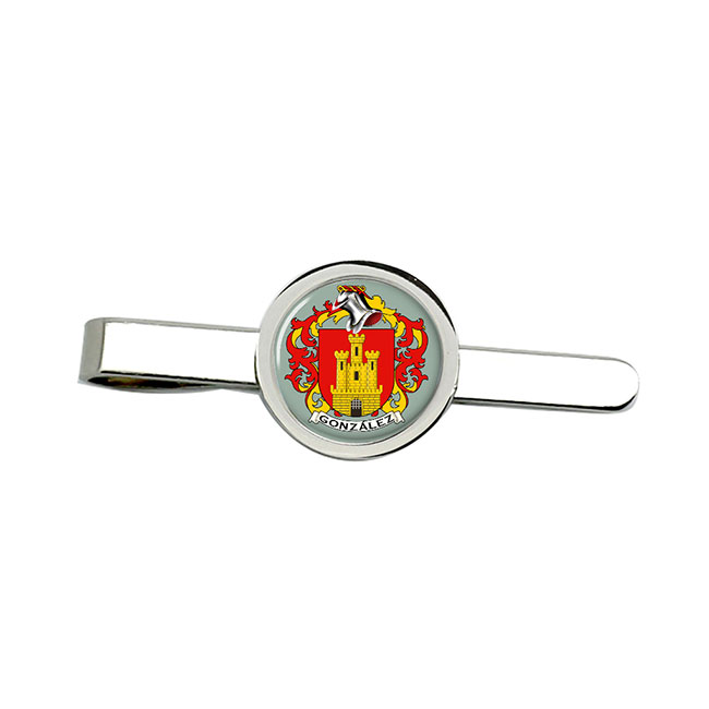 Gonzalez (Spain) Coat of Arms Tie Clip