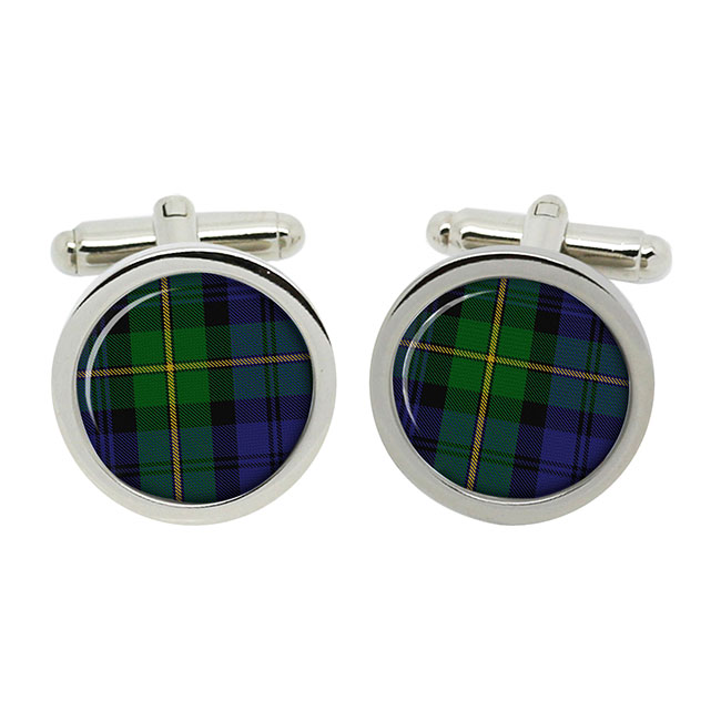 Gordon Scottish Tartan Cufflinks in Box