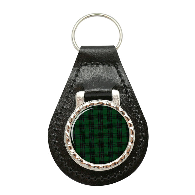 Graham Scottish Tartan Leather Key Fob