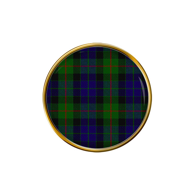 Gunn Scottish Tartan Pin Badge