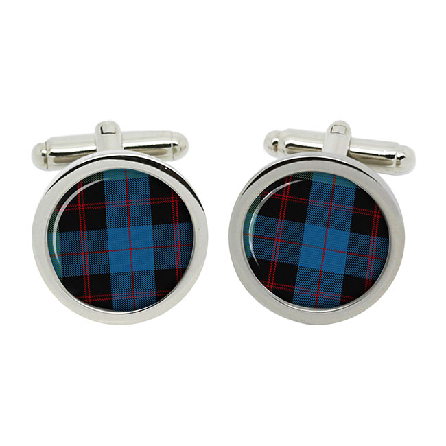 Guthrie Scottish Tartan Cufflinks in Box